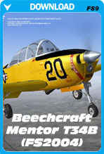 Beechcraft Mentor T34B (FS2004)