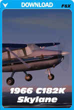 1966 Old School Skylane Cessna 182K (FSX/FSX:SE/P3D)