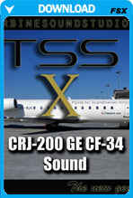 CRJ-200 GE-CF34 Soundpack for FSX