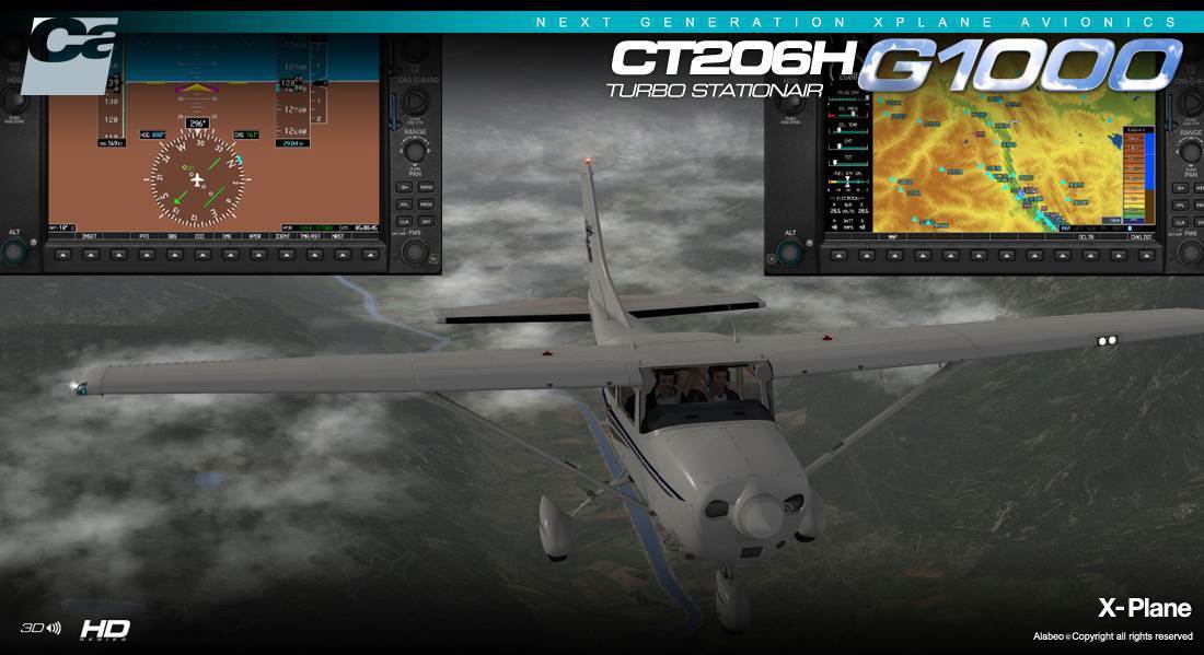 CT206H Staionair HD Extension Pack for X-Plane 