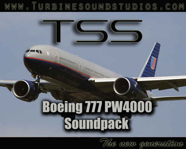 Boeing 777 PW4000-112 soundpack for FS2004