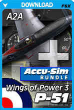 A2A Wings of Power 3 P-51 + Accu-sim Bundle