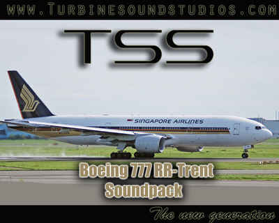 Boeing 777 Rolls Royce Trent-800 Soundpack For FS2004