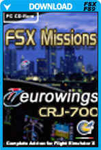 FSX Missions Eurowings CRJ-700