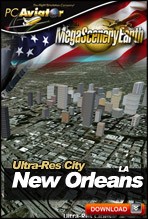 MegaSceneryEarth 2.0 - Ultra-Res Cities - New Orleans