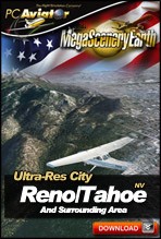 MegaSceneryEarth 2.0 - Ultra-Res Cities - Reno/Tahoe