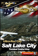 MegaSceneryEarth 2.0 - Ultra-Res Cities - Salt Lake City