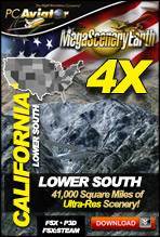 MegaSceneryEarth 4X - California (Lower South)
