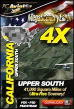 MegaSceneryEarth 4X - California (Upper South)