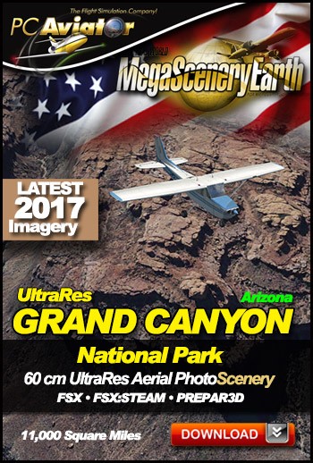 MegaSceneryEarth 3 - 60 cm Ultra Res Grand Canyon