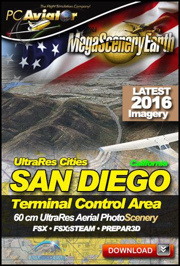 MegaSceneryEarth 3 - UltraRes Cities: San Diego