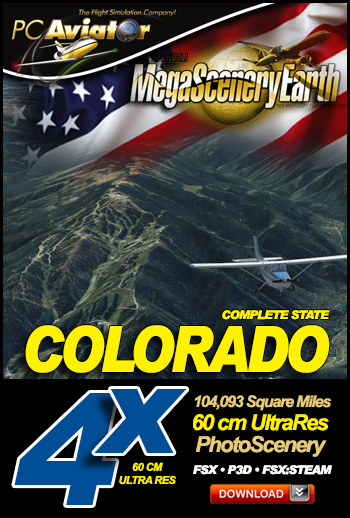 MegaSceneryEarth 4X Colorado 60 cm Ultra Res