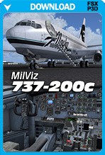 MilViz 737-200c