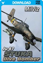 MilViz Ju-87 Stuka Dive Bomber (FSX+P3D)