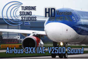 Airbus 3XX IAE-V2500 soundpack for FSX