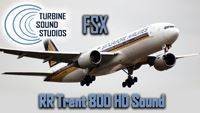 Boeing 777 Rolls Royce Trent 800 soundpack for FSX