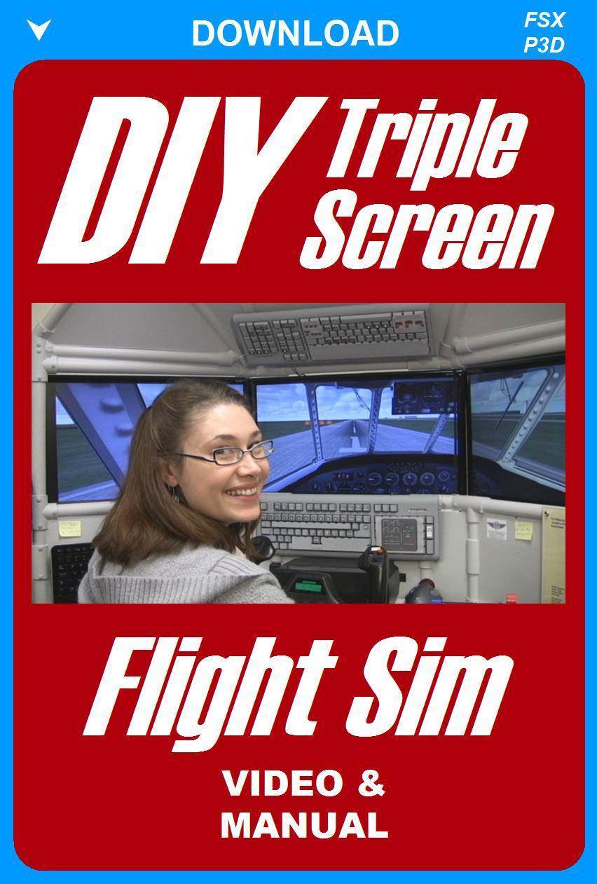DIY Triple Screen Flight Sim
