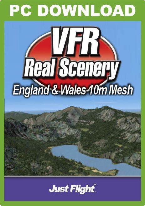 VFR Real Scenery England & Wales Mesh