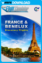 France and Benelux - Discovery Flights (MSFS)