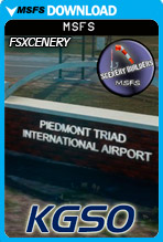 Piedmont Triad International Airport (KGSO) MSFS