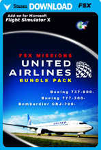 FSX Missions - United Airlines Bundle Pack (FSX)