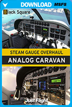 Steam Gauge Overhaul - Analog Caravan (MSFS)