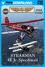 Stearman 4E Jr Speedmail (FSX/P3D)