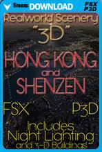 RealWorld Scenery - Hong Kong and Shenzen 3D 2017