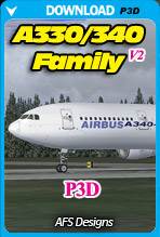 Airbus A330/340 Family X v2 (P3D)