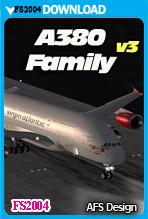 Airbus A380 - Family v3 (FS2004)