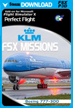 FSX Missions KLM B777-300