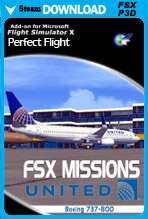 FSX Missions United B737-800