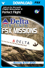 FSX Missions Delta B717-200