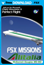 FSX Missions - Alitalia MD-80