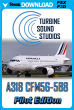 Airbus 318 CFM56-5B8 Sound Package