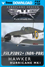 Hawker Hurricane Mk1 (FSX/P3D v2-v4.3)