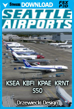 Seattle Airports X with KSEA (Upgrade)