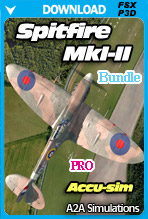 A2A Simulations - Accu-sim Spitfire MkI-II (FSX/P3D) PROFESSIONAL BUNDLE