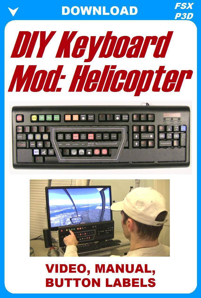 DIY Keyboard Mod: Helicopter Video