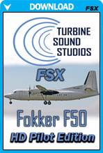 Fokker F-50 PW-125B HD Pilot Edition Sound Package for FSX