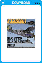Gloster Gladiator Skis - Winter War