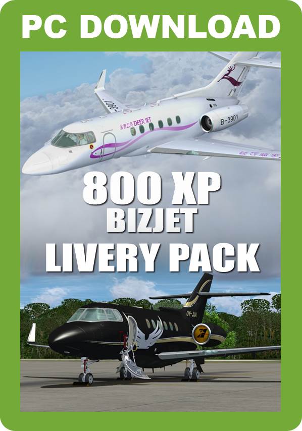 800XP BIZJET Livery Pack