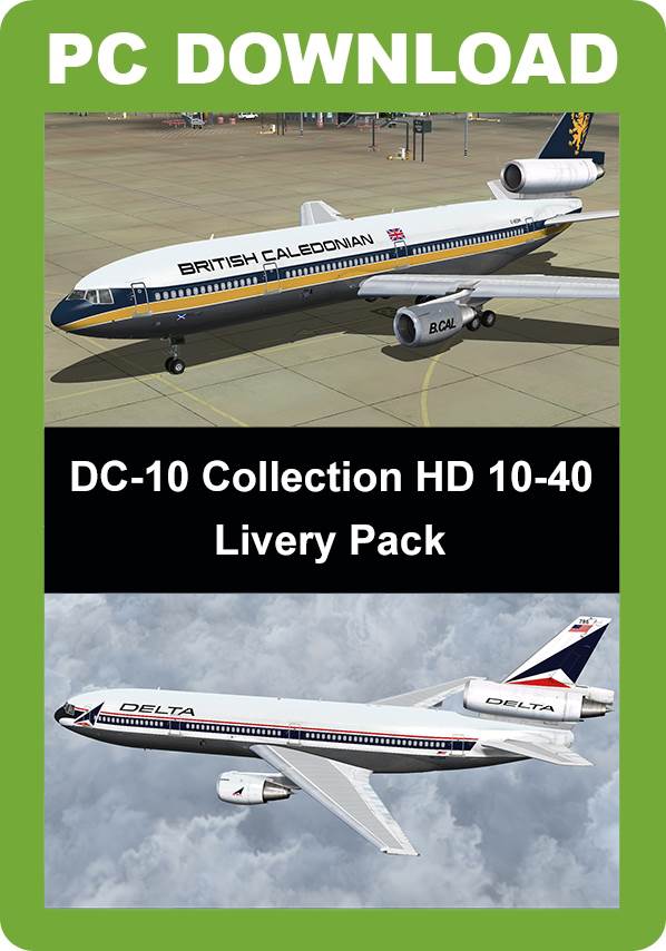 DC-10 Collection HD 10-40 Livery Pack
