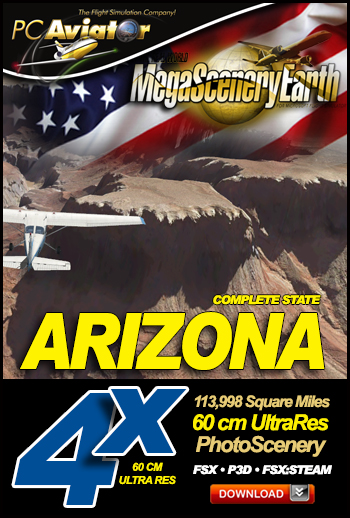MegaSceneryEarth 4X Arizona 60 cm Ultra Res