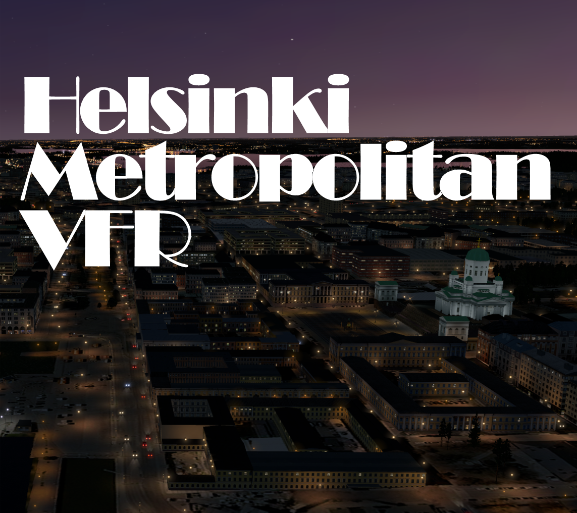 Helsinki Metropolitan VFR Scenery for X-Plane