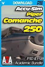 Accu-Sim Comanche 250 P3D & FSX Academic Bundle