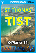 St Thomas International Airport (TIST) XPLANE-11