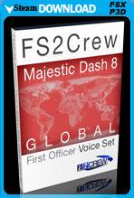 FS2Crew: Majestic Dash 8 Global First Officer Voice Pack