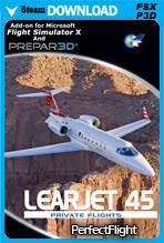Private Flights - Learjet 45 (FSX/P3D)