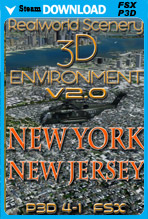 RealWorld Scenery - New York & New Jersey 3D Environment
